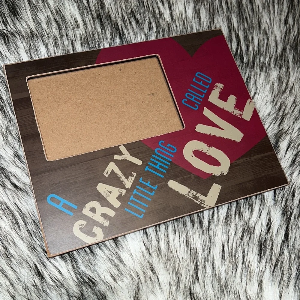 NWT A Crazy Little Thing Called Love Picture Frame for 4x6 photos